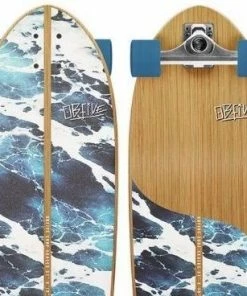 OBFive Skateboards Cruisers, Longboards And Surf Skates OBFive White Wash RKP1 Surf Skate 31"