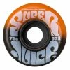 OJ - MINI SUPER JUICE ORANGE BLACK SKATEBOARD WHEELS: 55mm X 78a