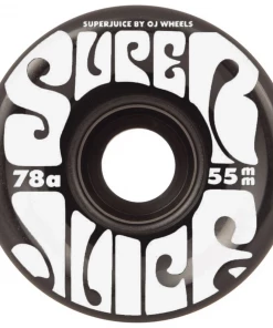OJ - MINI SUPER JUICE TRANS BLACK SKATEBOARD WHEELS 55MM X 78A Skateboarding