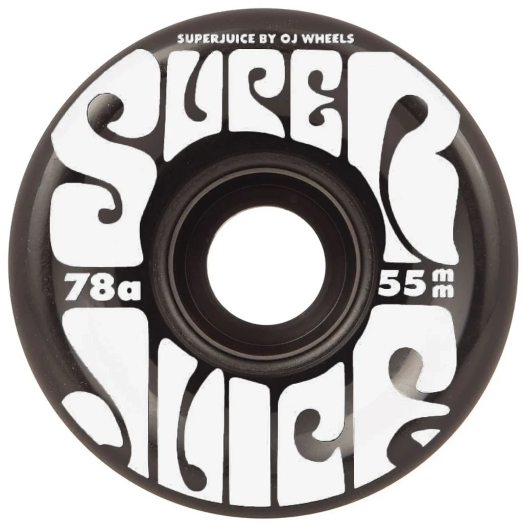 OJ - MINI SUPER JUICE TRANS BLACK SKATEBOARD WHEELS 55MM X 78A Skateboarding 1 OJ - MINI SUPER JUICE TRANS BLACK SKATEBOARD WHEELS 55MM X 78A Skateboarding
