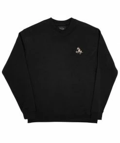 PASS~PORT - BOBBY EMBROIDERY SWEATER BLACK Trucks