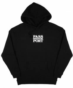 PASS~PORT - DRILL BIT HOODIE. BLACK