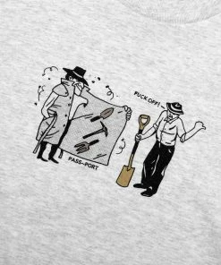 Trucks PASS~PORT - SPADES & SHOVELS SHORT SLEEVE TEE: ASH