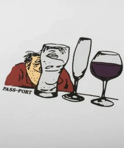 Trucks PASS~PORT - TRY HARD SHORT SLEEVE TEE: WHITE