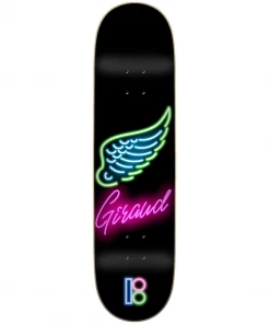Skateboarding PLAN B - AURELIEN GIRAUD NEON SKATEBOARD DECK. 8.0"