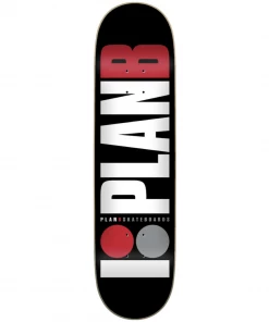 PLAN B - TEAM RED SKATEBOARD DECK. 8.0" Skateboarding