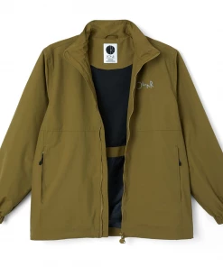Trucks POLAR - COACH JACKET. GREEN BROWN