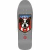 POWELL PERALTA - FRANKIE HILL BULL DOG REISSUE SKATEBOARD DECK: SILVER 10" X 31.5" Skateboarding
