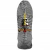 POWELL PERALTA - SKULL & SWORD GEEGAH REISSUE SKATEBOARD DECK: SILVER 9.75" X 30" Skateboarding