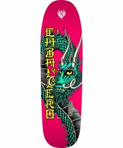 POWELL PERALTA - STEVE CABALLERO BAN THIS FLIGHT 192 SKATEBOARD DECK: PINK 9.265" X 32"