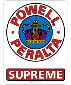 POWELL PERALTA - SUPREME OG STICKER: 4.5" X 6"