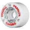 POWELL PERALTA - G BONES SKATEBOARD WHEELS: WHITE 64MM X 97A Skateboarding