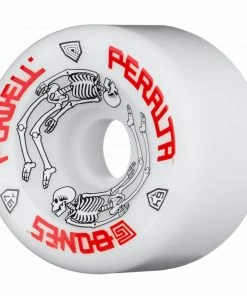 POWELL PERALTA - G BONES SKATEBOARD WHEELS: WHITE 64MM X 97A Skateboarding