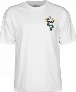 POWELL PERALTA - McGILL SKULL & SNAKE S/S TEE. WHITE