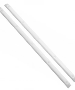 POWELL PERALTA - RIB BONES SKATEBOARD RAILS: WHITE 14.5