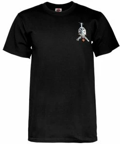 Trucks POWELL PERALTA - SKULL & SWORD S/S TEE. BLACK
