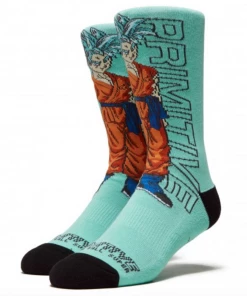 PRIMITIVE X DRAGON BALL SUPER - SSG GOKU SOCK TEAL Trucks