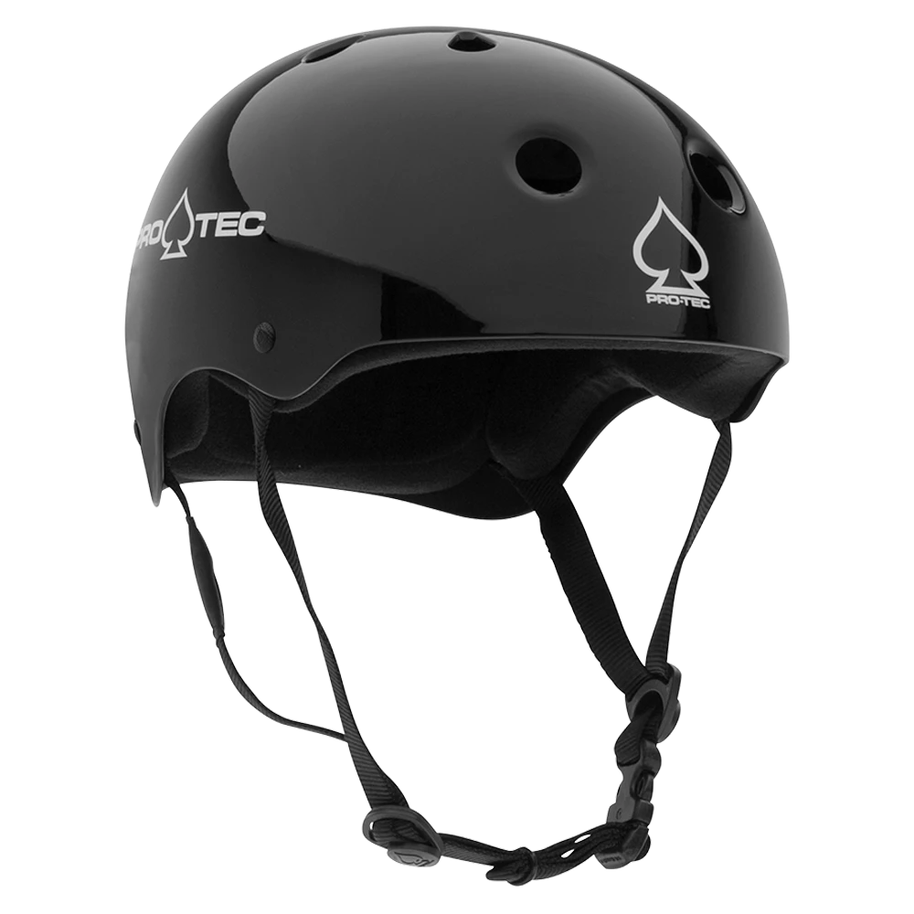 PRO-TEC - CLASSIC SKATE HELMET: GLOSS BLACK Trucks 1 PRO-TEC - CLASSIC SKATE HELMET: GLOSS BLACK Trucks