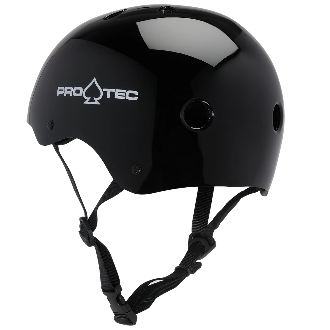 PRO-TEC - CLASSIC SKATE HELMET: GLOSS BLACK Trucks 2 PRO-TEC - CLASSIC SKATE HELMET: GLOSS BLACK Trucks
