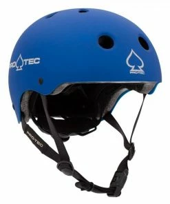 PRO-TEC - JUNIOR CLASSIC FIT CERTIFIED SKATE HELMET/METALLIC BLUE Protective Equipment