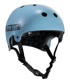 PRO-TEC - OLD SCHOOL CLASSIC CERTIFIED SKATE HELMET/GLOSS BABY BLUE Skateboarding