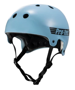 PRO-TEC - OLD SCHOOL CLASSIC CERTIFIED SKATE HELMET/GLOSS BABY BLUE Skateboarding