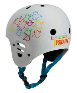 Protective Equipment PRO-TEC - MARK GONZALES BIRDS FULL CUT SKATE HELMET/WHITE