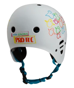 Protective Equipment PRO-TEC - MARK GONZALES BIRDS FULL CUT SKATE HELMET/WHITE