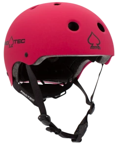PRO-TEC - JUNIOR CLASSIC FIT CERTIFIED SKATE HELMET: MATTE PINK Trucks