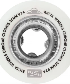 RICTA - CHROME CLOUDS BLACK SKATEBOARD WHEELS 56MM X 92A Skateboarding