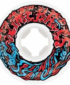 SANTA CRUZ - SLIME BALLS VOMIT MINI II WHITE SKATEBOARD WHEELS 53MM X 97A
