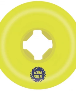 Skateboarding SANTA CRUZ - SLIME BALLS VOMIT MINI II SKATEBOARD WHEELS YELLOW 54MM X 97A