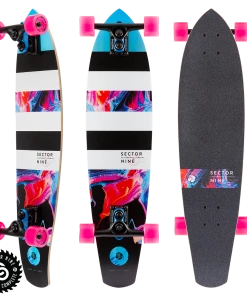 Skateboarding SECTOR 9 - ROSIN RICOCHET COMPLETE SKATEBOARD: 33.375"