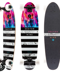 Skateboarding SECTOR 9 - SPLASH SNAPBACK COMPLETE SKATEBOARD: 30"