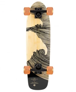 SECTOR 9 - BAMBINO COMBO COMPLETE CRUISER SKATEBOARD: 26.5" X 7.5" Skateboarding