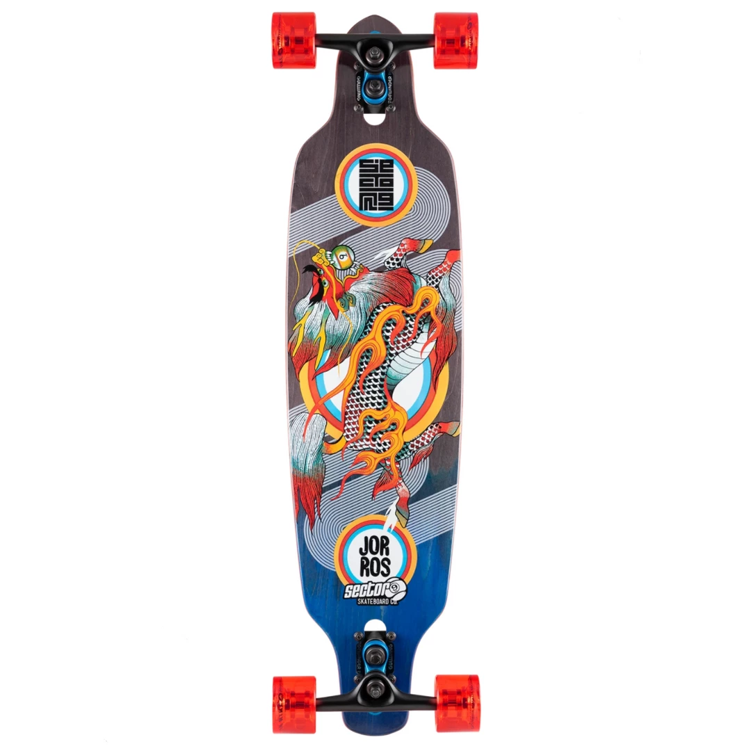 Skateboarding SECTOR 9 - FRACTAL KIRIN COMPLETE SKATEBOARD. 36.0" 1 Skateboarding SECTOR 9 - FRACTAL KIRIN COMPLETE SKATEBOARD. 36.0"