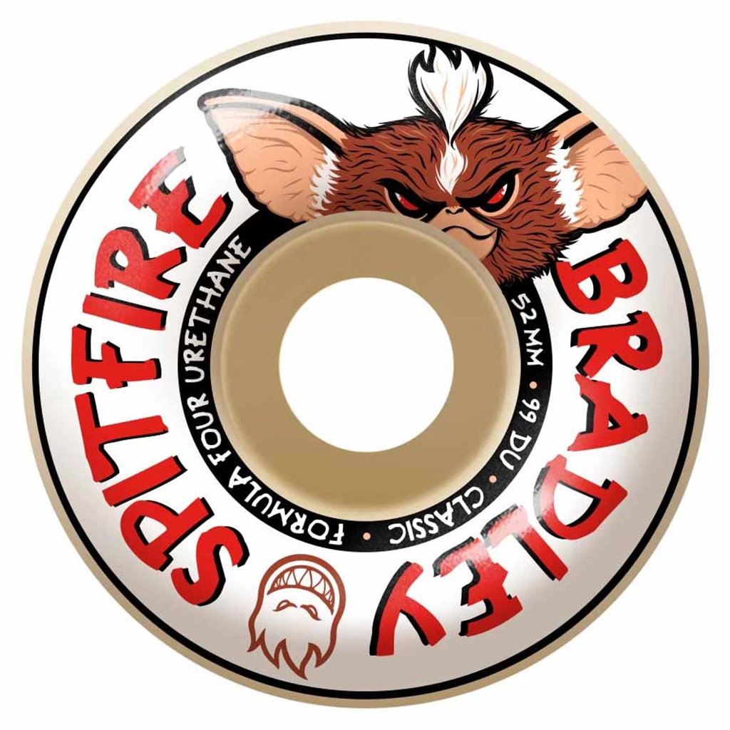 SPITFIRE - FORMULA FOUR KEVIN BRADLEY CLASSIC SKATEBOARD WHEELS: 52mm X 99a 1 SPITFIRE - FORMULA FOUR KEVIN BRADLEY CLASSIC SKATEBOARD WHEELS: 52mm X 99a