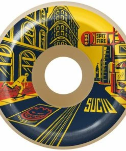 SPITFIRE - FORMULA FOUR MARK SUCIU CONICAL FULL SKATEBOARD WHEELS: 53 X 99a Skateboarding