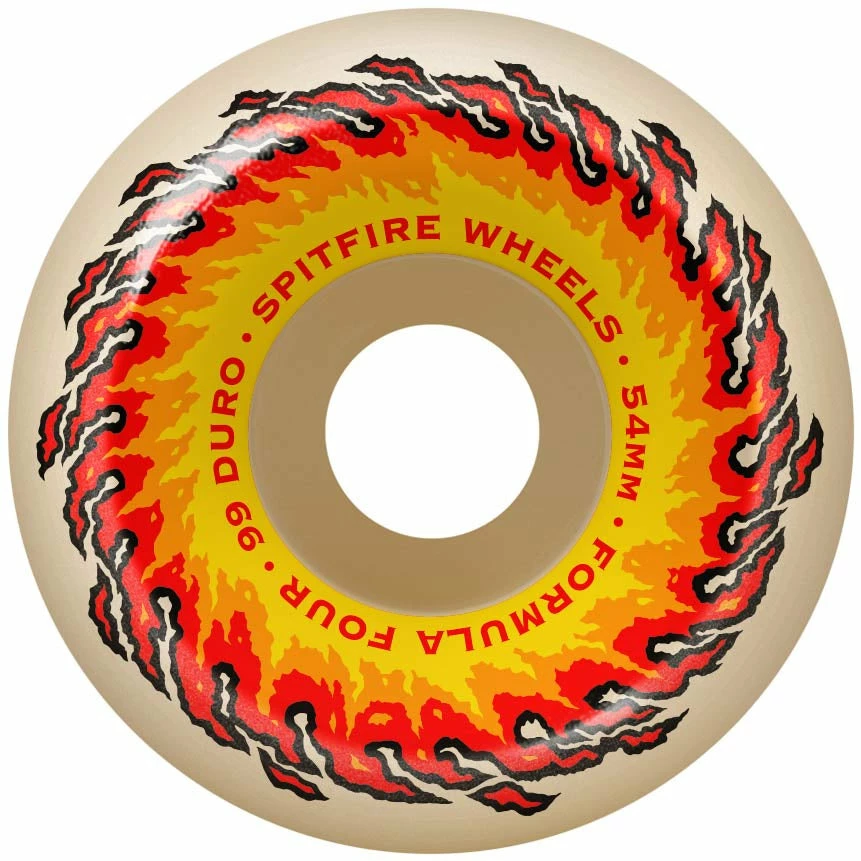 Skateboarding SPITFIRE - FORMULA FOUR OG FIREBALL CONICAL SKATEBOARD WHEELS: 54mm X 99a 1 Skateboarding SPITFIRE - FORMULA FOUR OG FIREBALL CONICAL SKATEBOARD WHEELS: 54mm X 99a