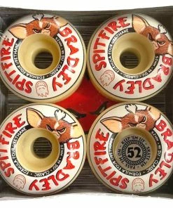 SPITFIRE - FORMULA FOUR KEVIN BRADLEY CLASSIC SKATEBOARD WHEELS: 52mm X 99a 5 SPITFIRE - FORMULA FOUR KEVIN BRADLEY CLASSIC SKATEBOARD WHEELS: 52mm X 99a