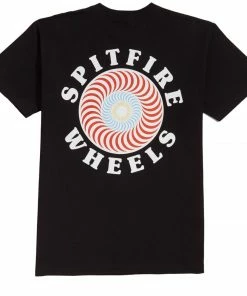 T-Shirts SPITFIRE - OG CLASSIC FILL SHORT SLEEVE TEE: BLACK