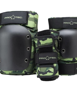 PRO-TEC - STREET JUNIOR 3 PACK PROTECTIVE PAD SET: CAMO Trucks