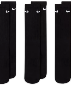 Nike SB Trucks NIKE - EVERYDAY CUSHIONED CREW SOCKS 3 PACK BLACK