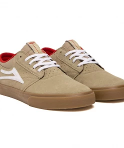 LAKAI - GRIFFIN SHOES: TAN GUM SUEDE