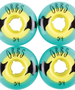 Orbs Orb Poltergeists Teal/Yellow 54mm Wheels