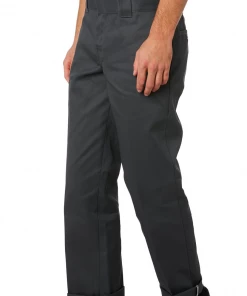 DICKIES - 873 SLIM STRAIGHT FIT MENS PANT: CHARCOAL Trucks