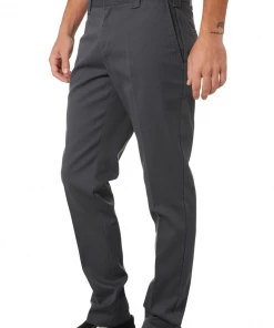 Trucks DICKIES - 872 SLIM TAPERED FIT MENS PANT: CHARCOAL