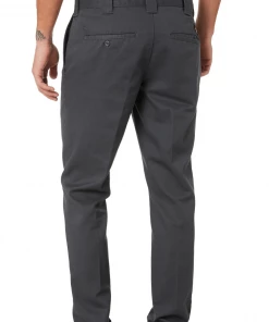 Trucks DICKIES - 872 SLIM TAPERED FIT MENS PANT: CHARCOAL