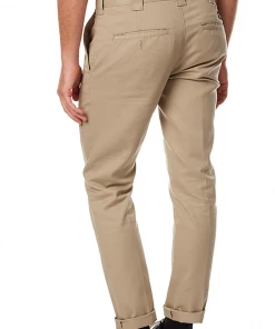 DICKIES - 872 SLIM TAPERED FIT MENS PANT: KHAKI
