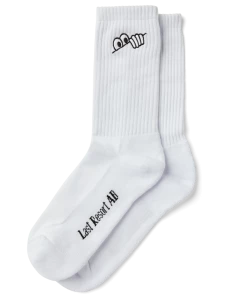 Last Resort AB Socks- Eyes White Trucks
